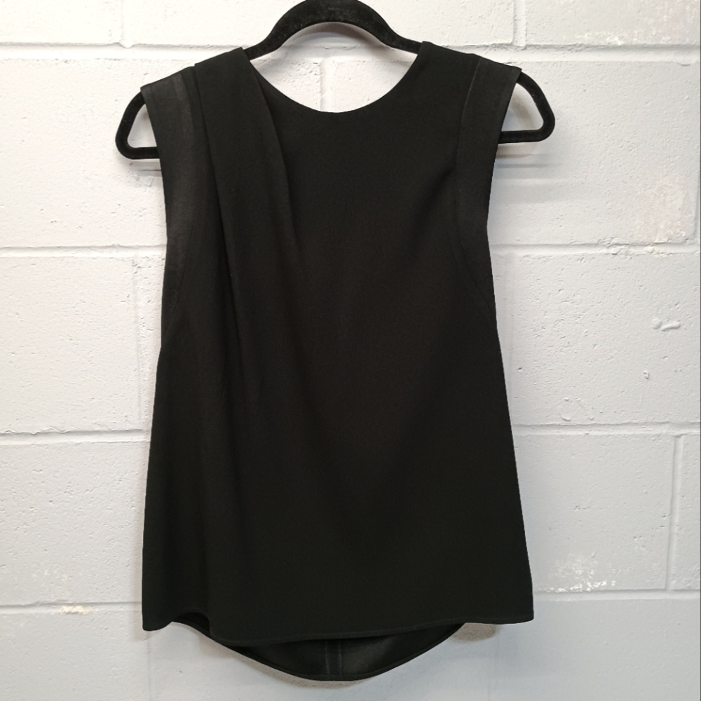 Sandro Black Sleeveless Top, Size 3 (40)